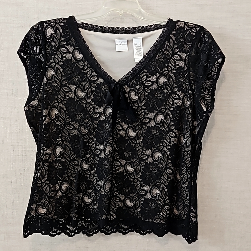 LACY LITTLE BLACK TOP L-XL